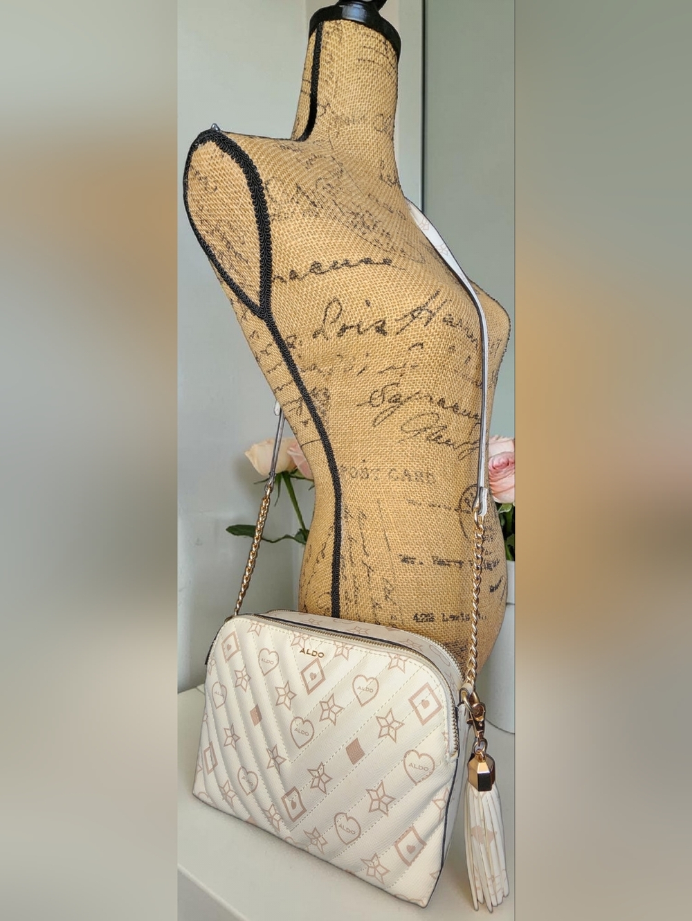 Cream-colored ALDO Crossbody Bag - Picture 10 of 14